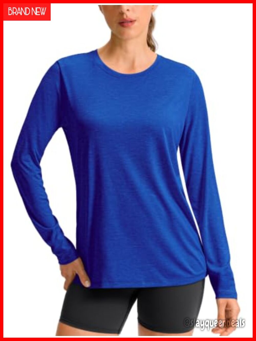 Women's Long Sleeve Athletic Running Shirt Lightweight Quick Dry